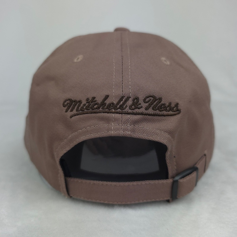 Denver Nuggets Mitchell & Ness Dad Hat Cap Embroidery Logo Chocolate Brown New - Picture 5 of 8